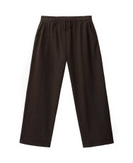 画像1: Los Angeles Apparel 8.5oz Wide Leg Jersey Pants Chocolate ロサンゼルス アパレル (1)