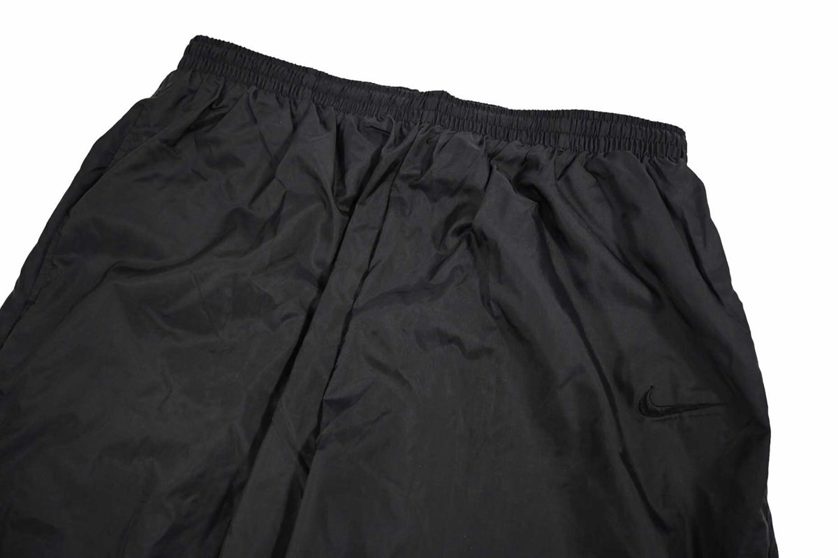 画像2: Deadstock Nike Nylon Track Pants Black (2)