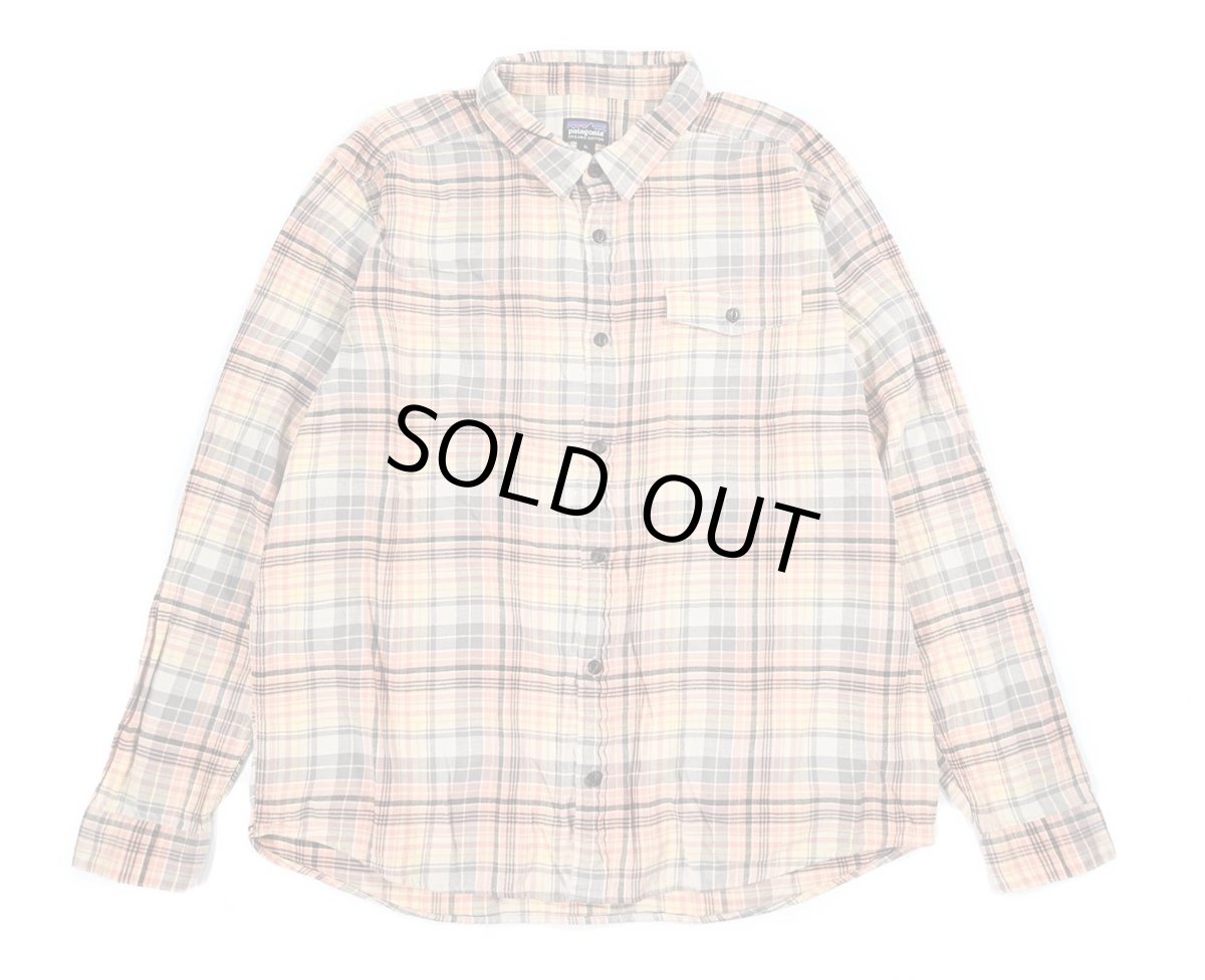 画像1: Used patagonia Lightweight Fjord Flannel Shirt パタゴニア (1)