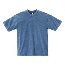 画像1: Los Angeles Apparel Mineral Wash 6.5oz S/S Tee Indigo ロサンゼルス アパレル (1)
