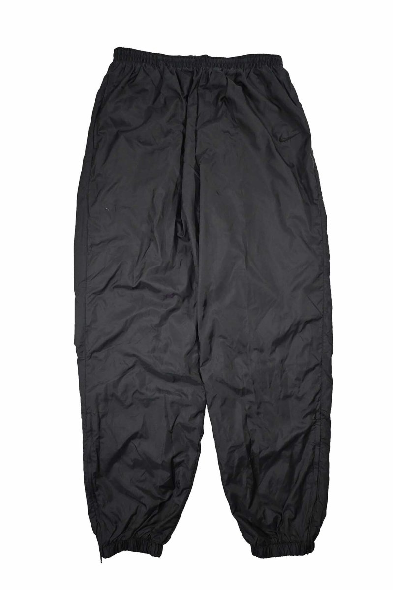 画像1: Deadstock Nike Nylon Track Pants Black (1)