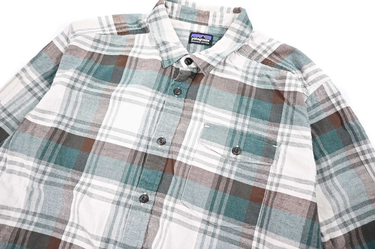 画像2: Used patagonia Lightweight Fjord Flannel Shirt パタゴニア (2)
