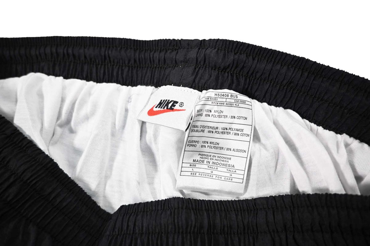 画像6: Deadstock Nike Nylon Track Pants Black (6)