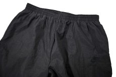 画像2: Deadstock Nike Nylon Track Pants Black (2)