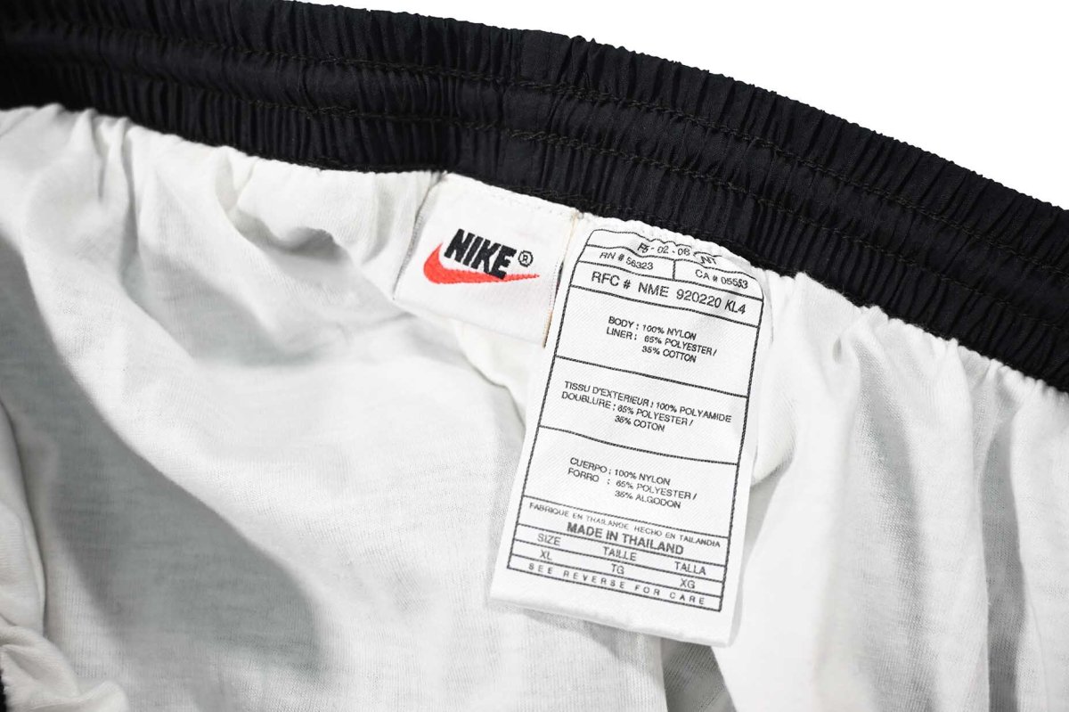 画像6: Deadstock Nike Nylon Track Pants Black (6)