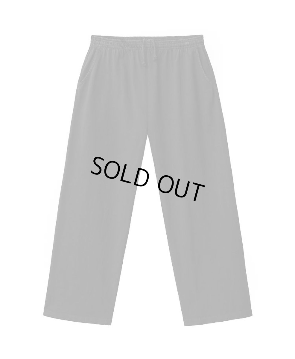 画像1: Los Angeles Apparel 8.5oz Wide Leg Jersey Pants Black ロサンゼルス アパレル (1)