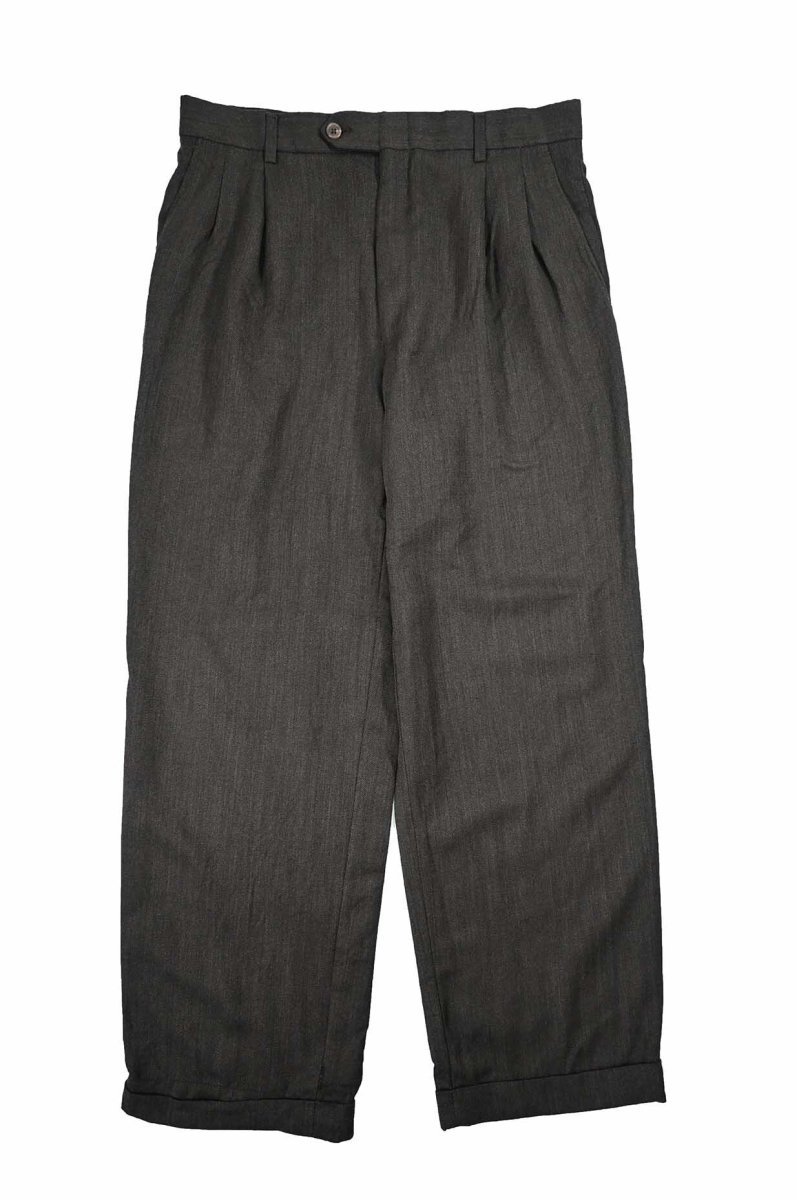 画像1: Used Burberry Pleated Slacks (1)