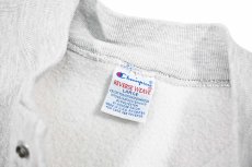 画像4: 90s Used Champion Reverse Weave Snap Cardigan Ash made in USA (4)