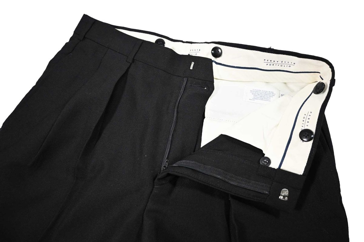 画像5: Used Perry Ellis Portfolio Polyester Pleated Slacks (5)