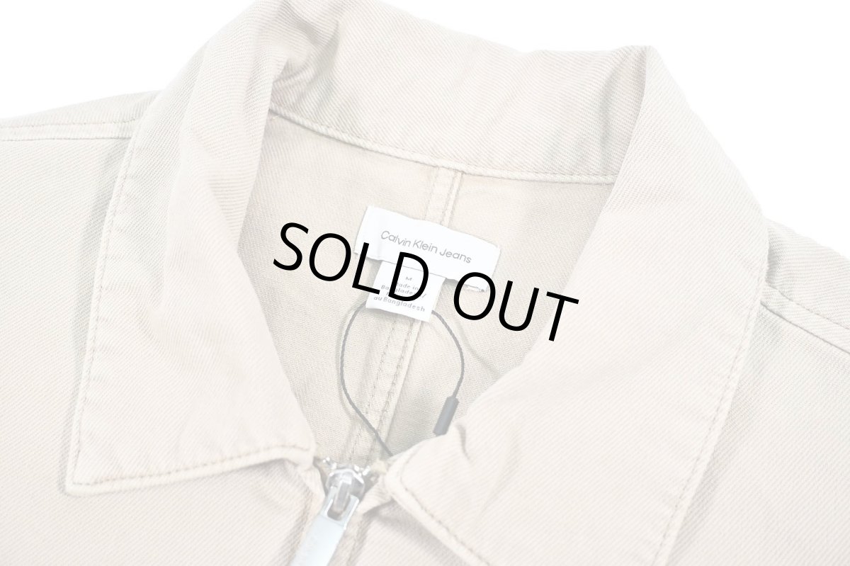 画像5: Calvin Klein Denim Work Jacket Sand カルバンクライン (5)