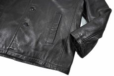 画像4: Used Wilsons M.Julian Leather Coat Black (4)