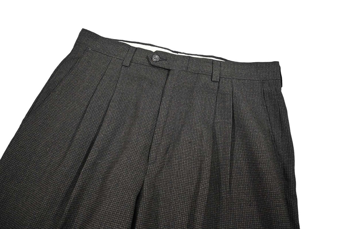 画像2: Used Haggar Polyester Pleated Slacks made in USA (2)