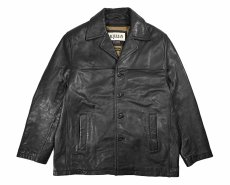 画像1: Used Wilsons M.Julian Leather Coat Black (1)