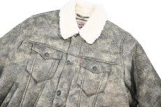画像2: Levi's Faux Shearling Trucker Jacket リーバイス (2)