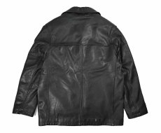 画像2: Used Wilsons M.Julian Leather Coat Black (2)