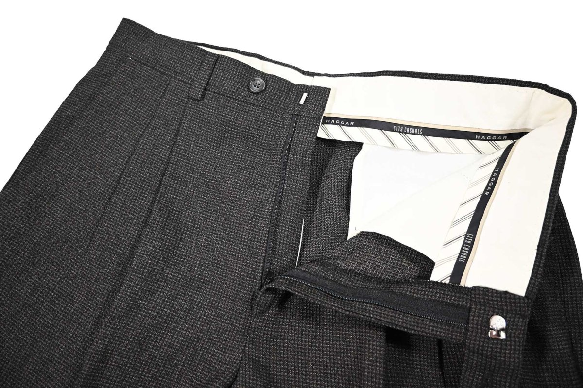 画像5: Used Haggar Polyester Pleated Slacks made in USA (5)