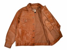 画像5: Used Wilsons M.Julian Leather Jacket Brown (5)