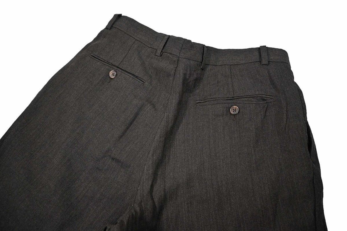 画像4: Used Burberry Pleated Slacks (4)