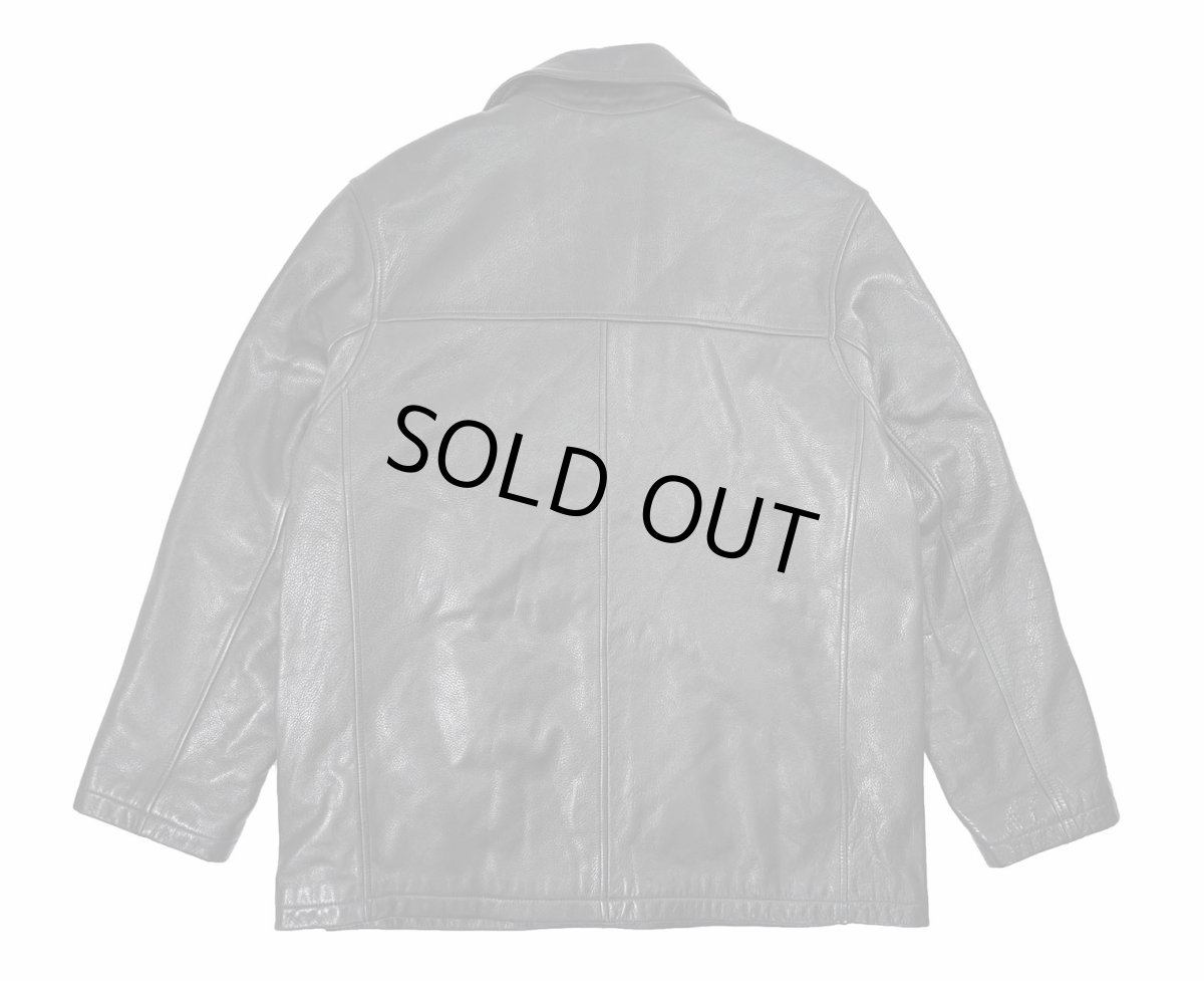 画像2: Used Wilsons M.Julian Leather Coat Black (2)