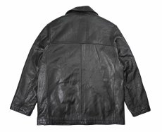 画像2: Used Wilsons M.Julian Leather Coat Black (2)