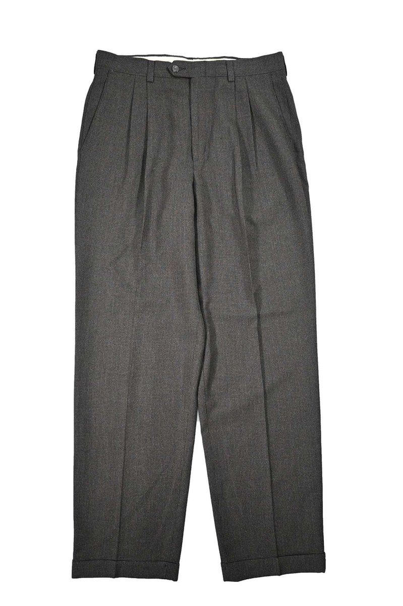 画像1: Used Haggar Polyester Pleated Slacks made in USA (1)
