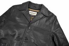 画像3: Used Wilsons M.Julian Leather Coat Black (3)