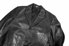 画像3: Used Banana Republic Leather Jacket Black (3)