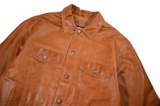画像3: Used Wilsons M.Julian Leather Jacket Brown (3)