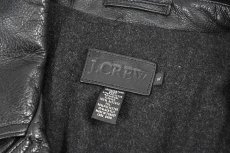 画像6: Used J.Crew Leather Coat Black (6)