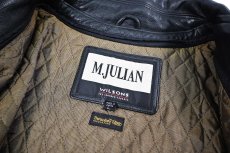 画像6: Used Wilsons M.Julian Leather Coat Black (6)
