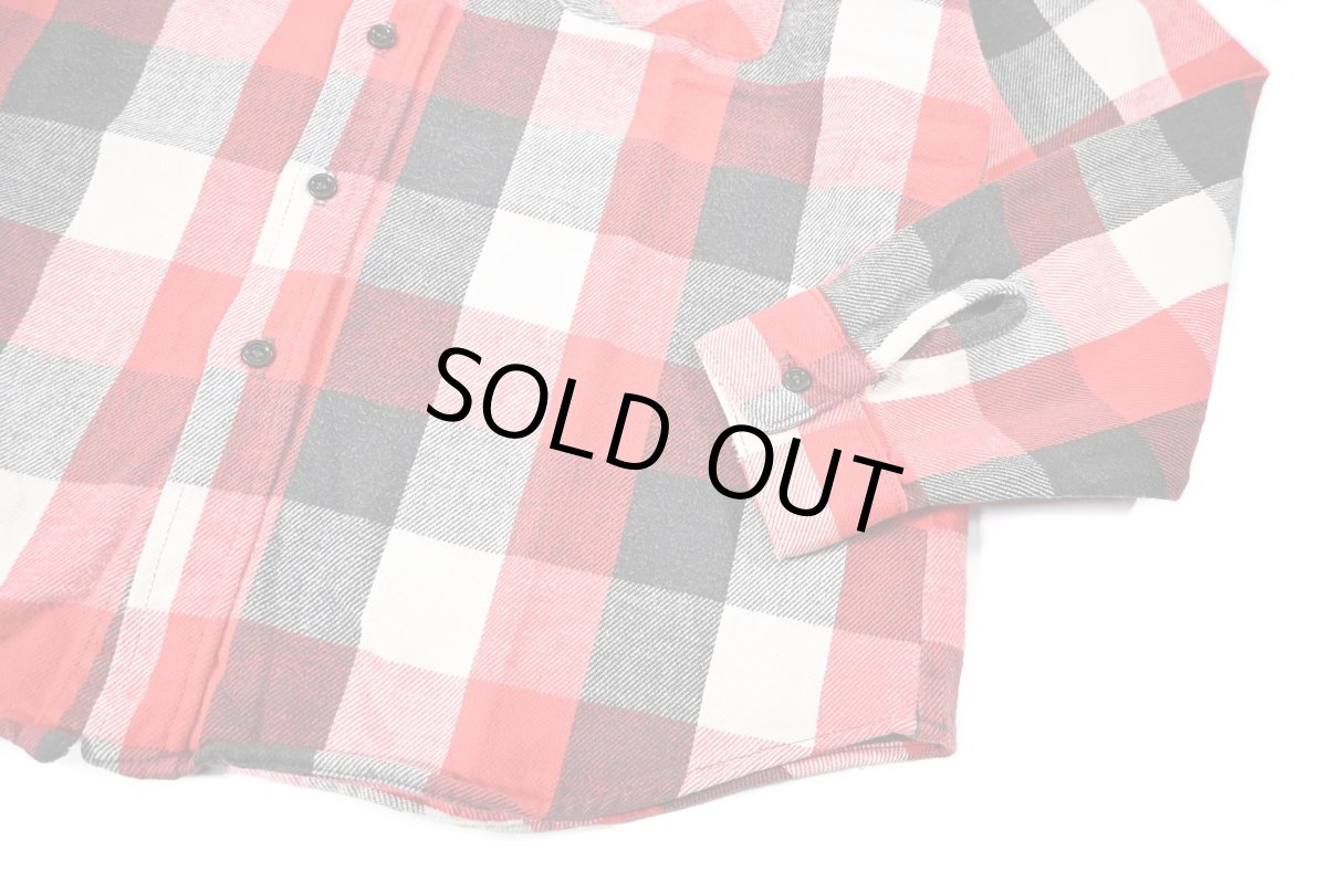 画像3: 80s Used Five Brothers Heavy Flannel Shirt made in USA (3)