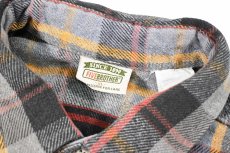 画像4: 90s Used Five Brothers Heavy Flannel Shirt (4)