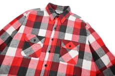 画像2: 80s Used Five Brothers Heavy Flannel Shirt made in USA (2)