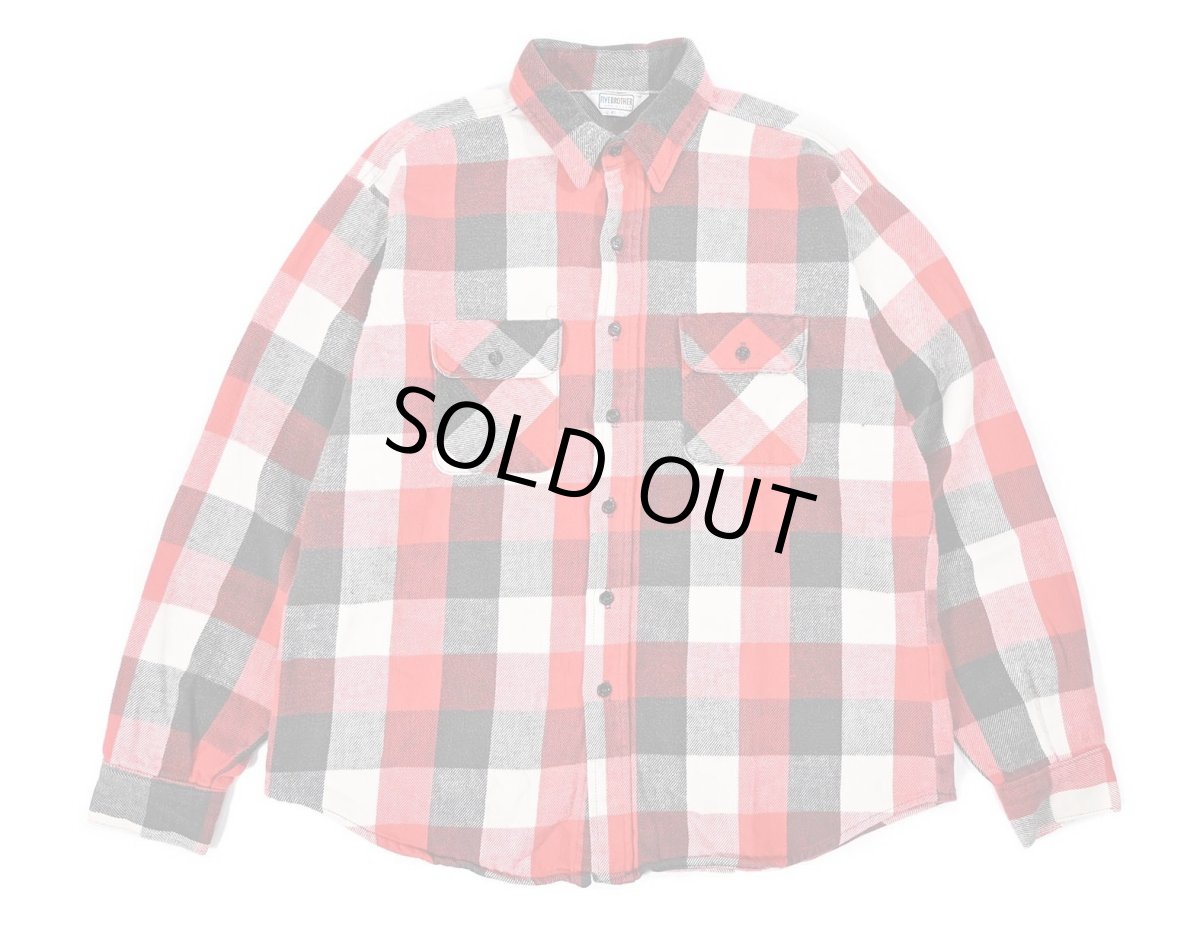 画像1: 80s Used Five Brothers Heavy Flannel Shirt made in USA (1)