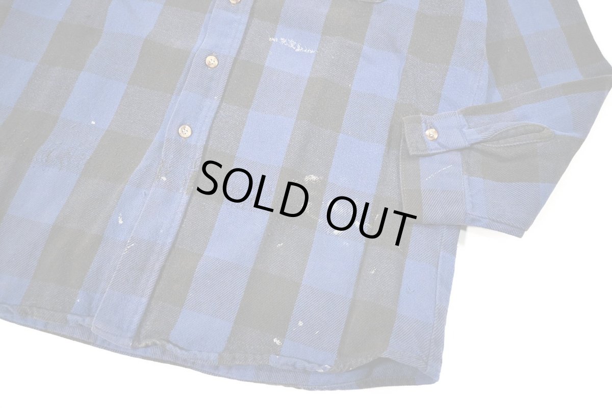 画像3: 90s Used Five Brother Heavy Flannel Shirt (3)