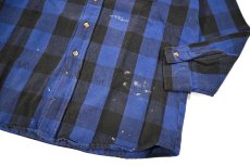 画像3: 90s Used Five Brothers Heavy Flannel Shirt (3)
