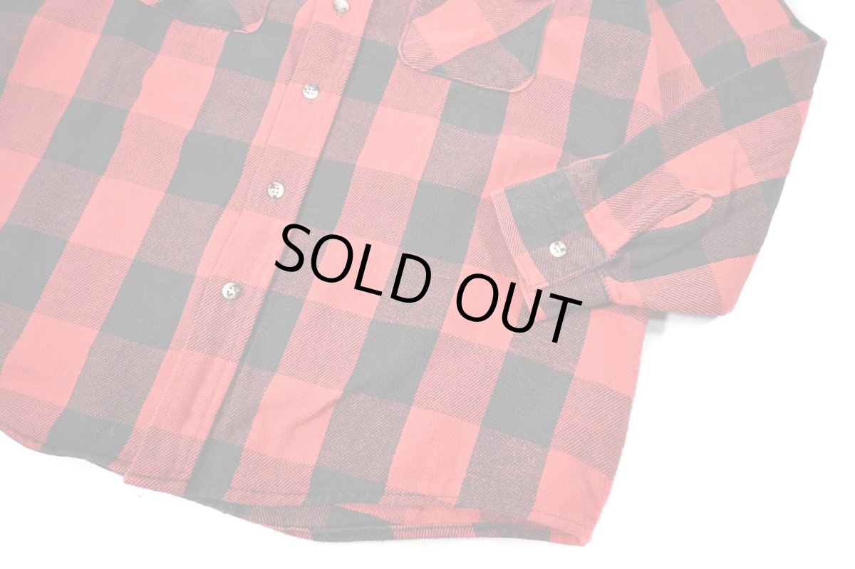 画像3: 90s Used Five Brother Heavy Flannel Shirt (3)
