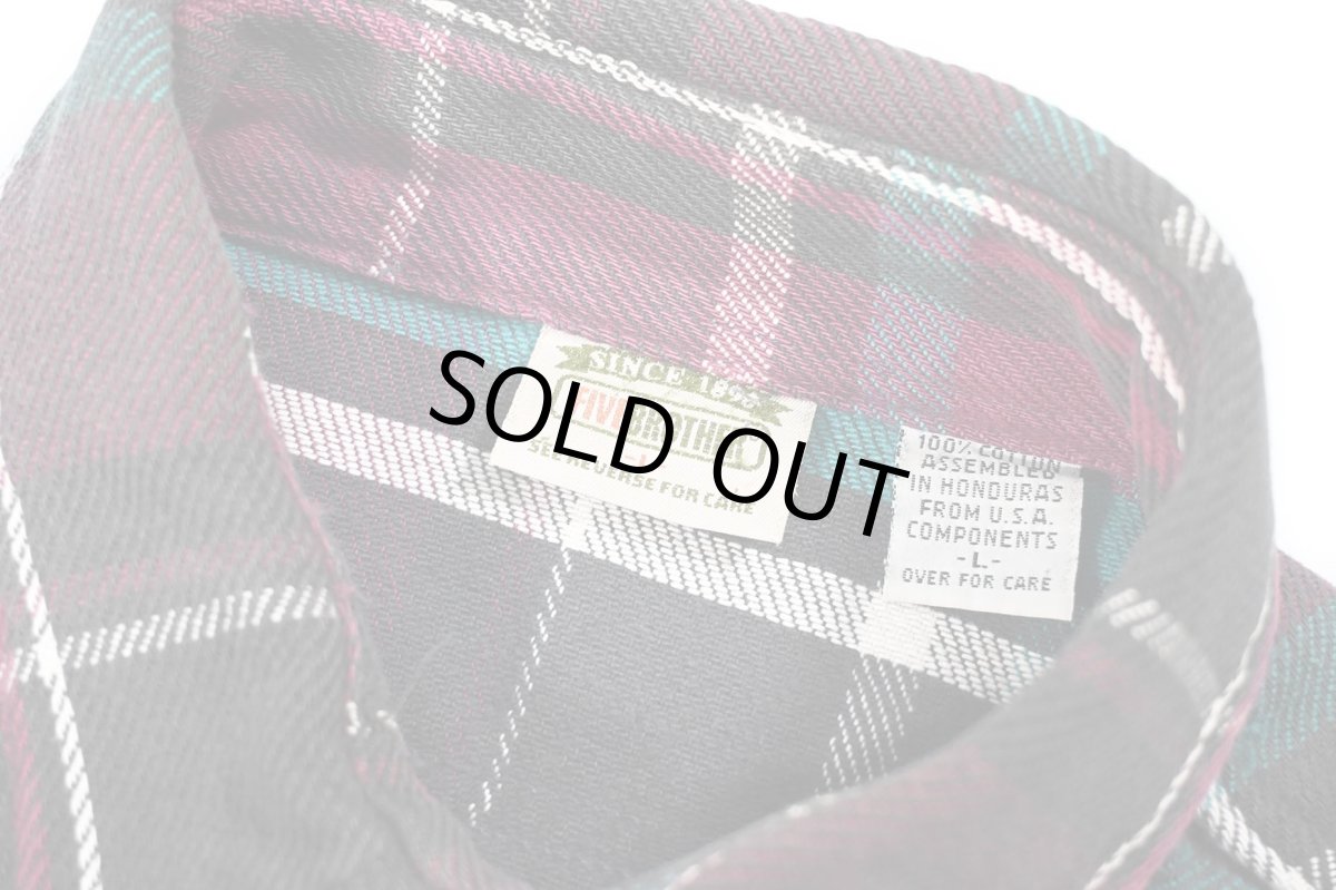 画像4: 90s Used Five Brother Heavy Flannel Shirt (4)