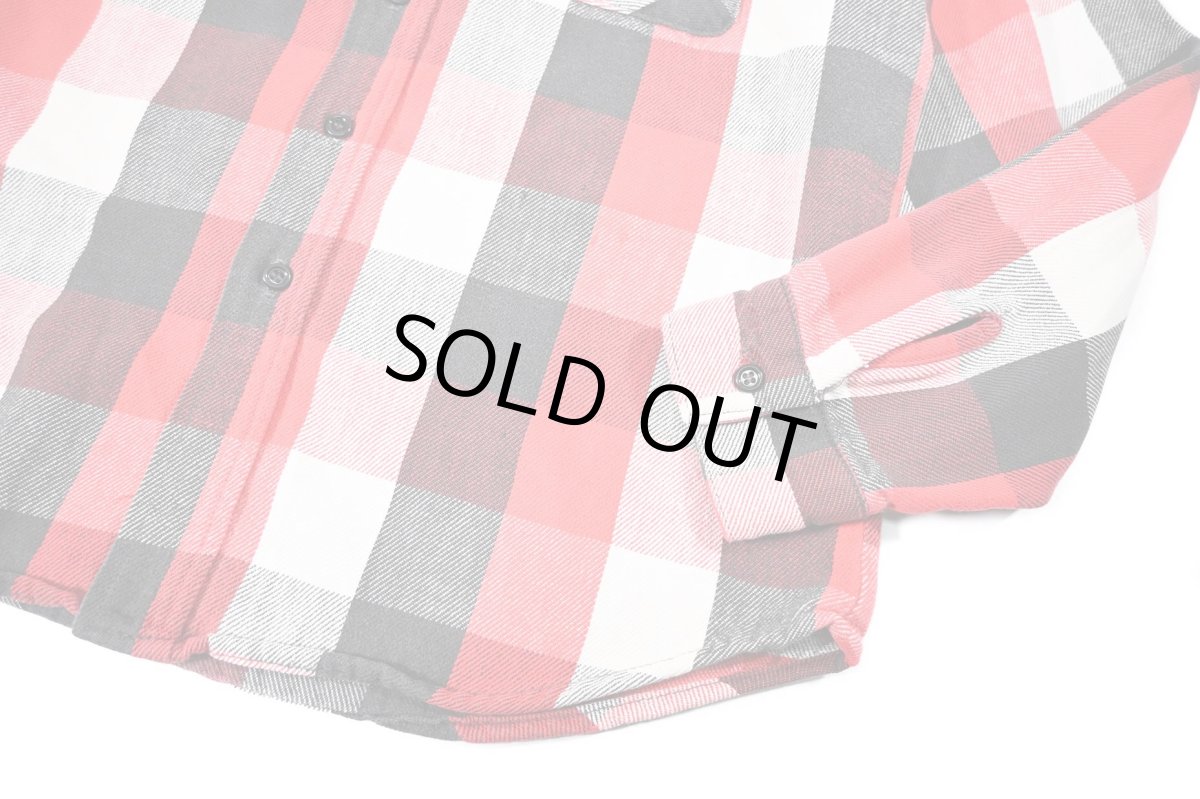 画像3: 80s Used Five Brother Heavy Flannel Shirt made in USA (3)