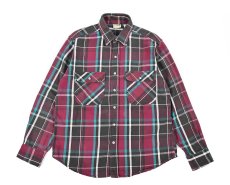 画像1: 90s Used Five Brothers Heavy Flannel Shirt (1)