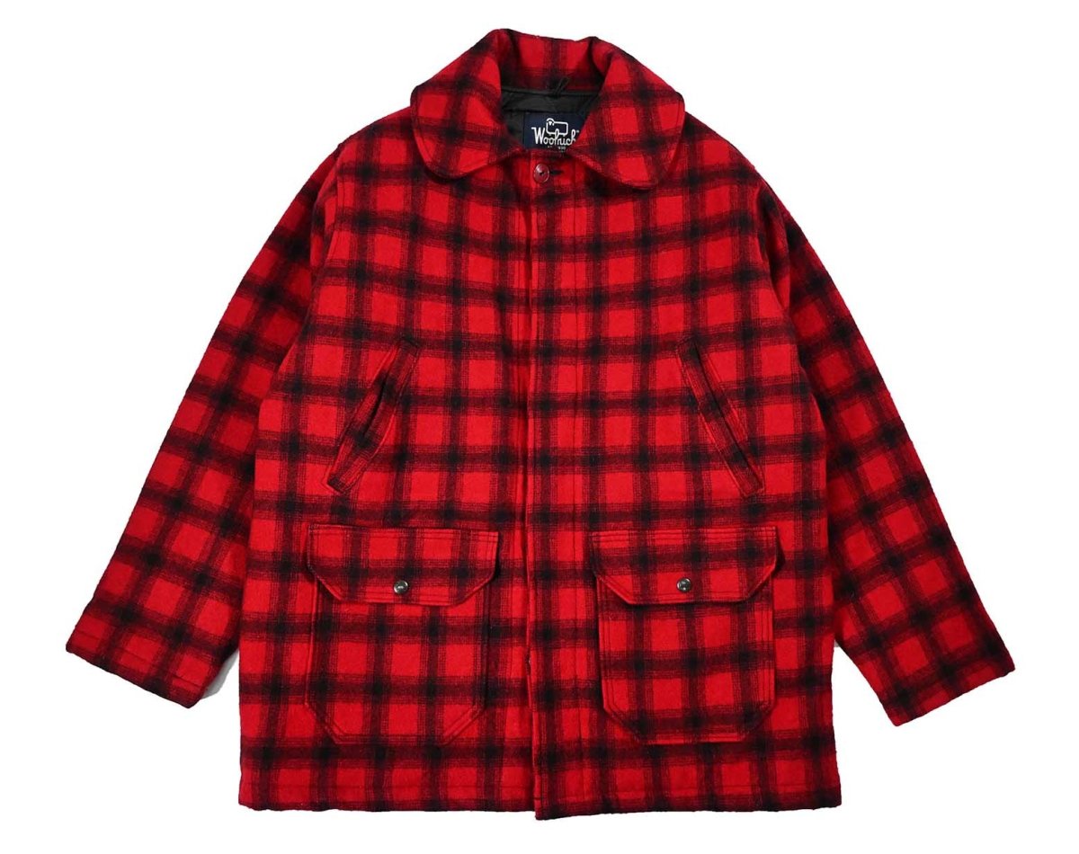 画像1: Used Woolrich Wool Hunting Jacket made in USA (1)