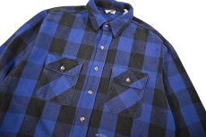 画像2: 90s Used Five Brothers Heavy Flannel Shirt (2)