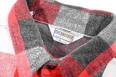 画像4: 80s Used Five Brothers Heavy Flannel Shirt made in USA (4)