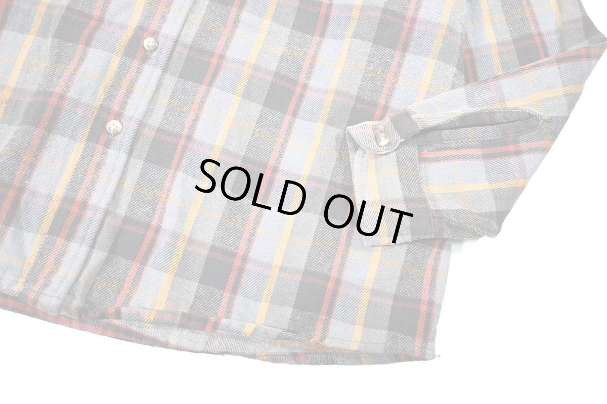 画像3: 90s Used Five Brothers Heavy Flannel Shirt (3)