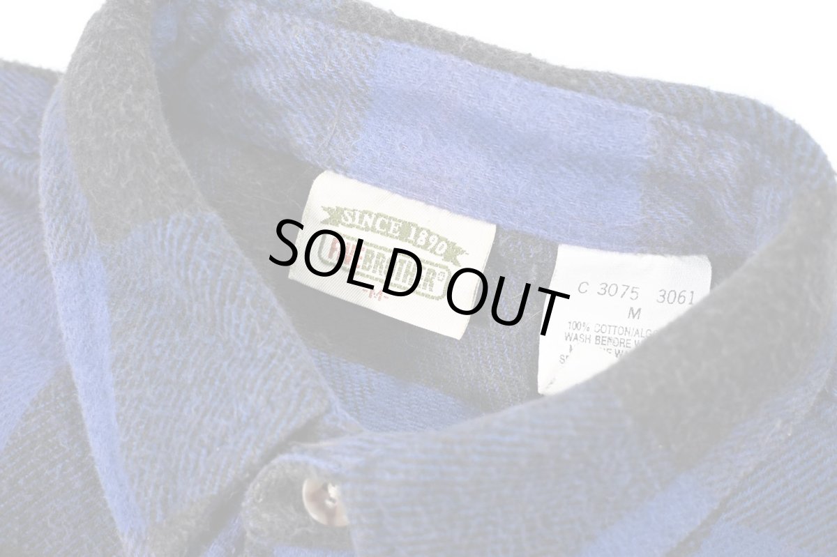 画像4: 90s Used Five Brother Heavy Flannel Shirt (4)