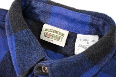 画像4: 90s Used Five Brothers Heavy Flannel Shirt (4)