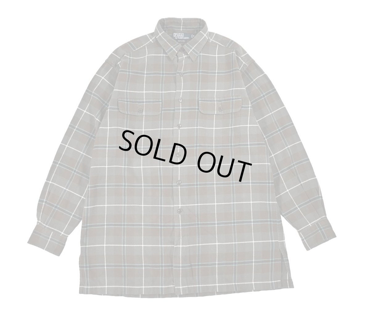 画像1: Used Ralph Lauren Flannel Shirt "Benford" ラルフローレン (1)