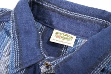 画像4: 90s Used Five Brothers Heavy Flannel Shirt (4)