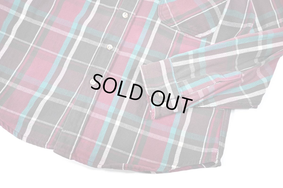 画像3: 90s Used Five Brother Heavy Flannel Shirt (3)