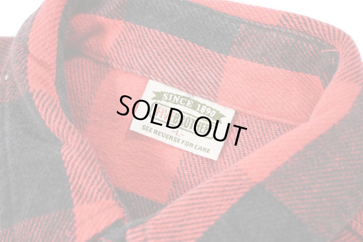 画像4: 90s Used Five Brother Heavy Flannel Shirt (4)